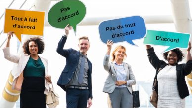 Illustration de salariés exprimant leur oinion